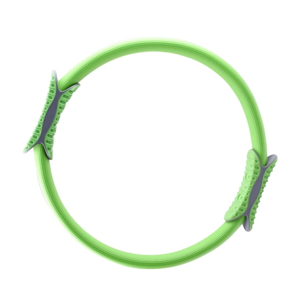 Anillo de Pilates shamjiam círculo de Pilates ejercitador elástico del muslo Verde