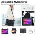 thumbnail image 2 of Case for iPad Mini 7th/6th Generation Case 8.3 inch 2024/2021 with Shoulder Strap, Shockproof Handle Kickstand, Black, 2 of 7