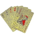 thumbnail image 2 of Creative Poker Durable Gold Poker Card Gold Foil Poker Card Game Gifts, 2 of 4