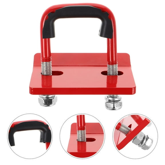 BESTYASH Heavy Duty Red Trailer Fastener Clamp Hitch Tightener Attachment for Secure Towing and Trailer Accessories