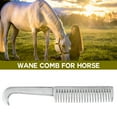 thumbnail image 3 of Aluminum Alloy Horse Grooming Comb, Thickened Tooth, Easy To Hold, Knots Remover, With Fur, Dogs, Cats, 3 of 7