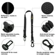 thumbnail image 3 of Plutus Pet Dog Seat Belt for Car, Adjustable with Carabiner Clip, Black, 3 of 7