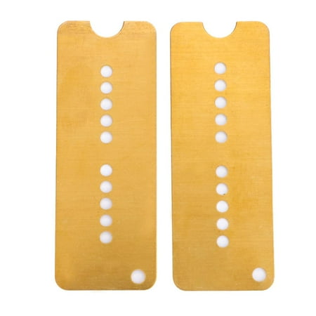 HURRISE 2Pcs Brass Electric Guitar Baseplate Base Plate 50/52mm for P90 Pickup Musical Instrument ,Guitar Accessory, Brass Pickup (Best Cheap P90 Pickups)