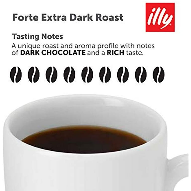 100 capsule caffè espresso ILLY FORTE compatibili macchine Nespresso extra  bold