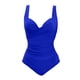 thumbnail image 3 of Gibobby Trajes de Baño Mujer Traje de baño de 1 pieza para mujer, traje de baño Sexy con realce, traje de baño de cintura alta, traje de baño de entrenam(Azul,G), 3 of 5