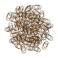thumbnail image 2 of 100 clips de papel para notas, clips clasificados, multifunción, premium, resistentes al óxido, para oficina. Bronce, 2 of 9