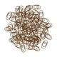 thumbnail image 2 of 100 clips de papel, accesorios para sujetapapeles, suministros de oficina portátiles multiusos Bronce, 2 of 9