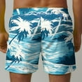 thumbnail image 4 of guisaled Mens Swimming Trunks Men's Swim Trunks, Quick Dry Swimming Beach Board Shorts, Fashion Hawaii Printed Lightweight Swimwear Bottom Bathing Suits With Pockets, 4 of 6