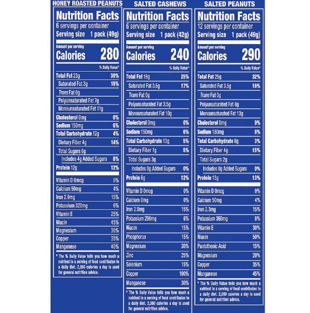 Planters Nut Variety Pack - 24 Ct.