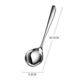 thumbnail image 2 of Thanksgiving Dinner Utensils Stainless Steel Dinner Spoons Set Mirror-finished Round Edge Elegant Durable Utensils for Everyday Use Special Occasions, 2 of 8