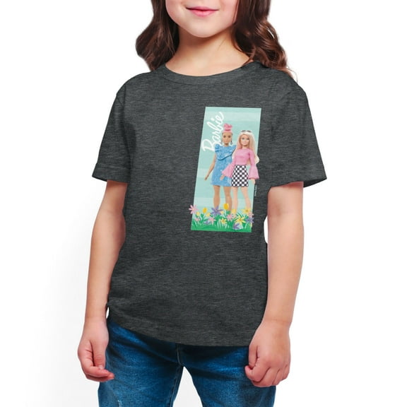 Barbie - Spring Barbie And Friend - Toddler And Youth Short Sleeve Graphic T-Shirt