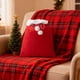 thumbnail image 4 of Bolsa de regalo navideña de terciopelo dorado con diseño navideño rojo | Tamaño grande de 40 x 60 cm para regalos navideños | Decoración festiva para el hogar y fiestas | Incluye 1 bolsa, 4 of 7