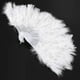thumbnail image 3 of LADIES FAN 1920s BURLESQUE FANCY DRESS COSTUME ACCESSORY - White, 3 of 5