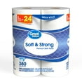 Great Value Soft & Strong Premium Toilet Paper, 6 Mega Rolls