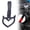 Black, variant on PLJFXXM 1 Pcs Evil Heart Shaped Car Handle Straps, Car Hanging Accessories Bumper Warning Ring Drift Charm for Auto Bus Decor Interior Exterior Decoration, Black (Black Strap)