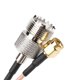 thumbnail image 5 of Cable RG316, conector flexible UHF SO239 hembra PL259 a conector macho SMA, adaptador de crimpado, 5 of 5