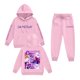 thumbnail image 1 of Kid Girl Pop Singer Hoodie Set,Casual Fashion Christmas Print Long Sleeve Pullover Casual Sweatshirt Pullover Crew Neck Oversized Sweatshirt, 110, 1 of 3
