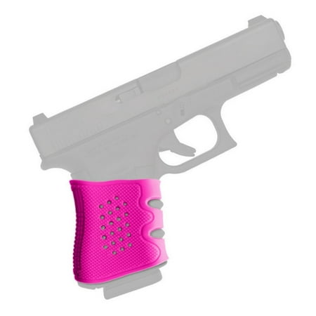 Glock Grip Sleeve - The Ultimate Silicone Rubber Sleeve (PINK) - Fits Glock Models 17 / 19 / 20 / 21 / 22 / 23 / 31 / 32 / 37 /