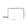 thumbnail image 2 of Stainless Steel Cheese Slicer with Wire Multipurpose Cheese Cutter for Slices Handheld Slicer for Butters and Blocks Kitchen Tool, 2 of 2