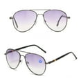 thumbnail image 3 of 2 Pairs of Fashion Bifocal Reading Sunglasses for Men And Women Gradient Gray Aviator-Style Readers Anti-Blue Light Outdoor Fishing Reading Glasses, 3 of 4