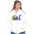 thumbnail image 4 of XOMG POP Tinie T Musical Beat Women Plus Size Zipper Hoodie Brisco Brands 5X, 4 of 5
