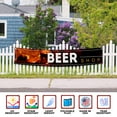 thumbnail image 3 of Beer Shop Large Banners and Signs for Outdoor by DreamController-Polyester Banner with 4 Holes for Easy Hang Indoor & Outdoor| 6x1 Feet HD Banner to Promote Food & Beverages | Made in USA, 3 of 6