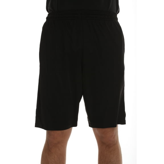 At The Buzzer Mens Athletic Shorts 77929-BB-M (Black, Large)