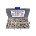 thumbnail image 1 of Eigraketly 800 Uds. Tornillos autorroscantes de cabeza avellanada Kit surtido de tornillos de rosca para clavos Herramientas y ferretería Eigraketly TO004331-00, 1 of 6