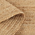 thumbnail image 6 of · REDEARTH · Rectangular Area Rug - 4'x6' Braided Natural Jute with Non-Skid Backing - Handwoven Boho Rug for Bedroom, Kitchen, Living Room Aesthetic Home Decor - Durable Handmade Rug, Set of 2, 6 of 8