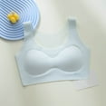 thumbnail image 4 of Paiyanr Children Young Girls Solid Color Developmental Bra Soft Comfortable Breathable Children Thin Style Student Bra Underwear Light Blue, 4 of 7