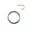 Rainbow, variant on 2PCS Stainless Steel Nose Lip Ear Ring Hinged Septum Clicker Hoop Body Piercing-16G 10mm-Rainbow