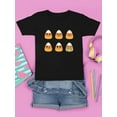 thumbnail image 3 of Cute Funny Candycorn T-Shirt Juniors -Smartprints Designs,  Small, 3 of 4