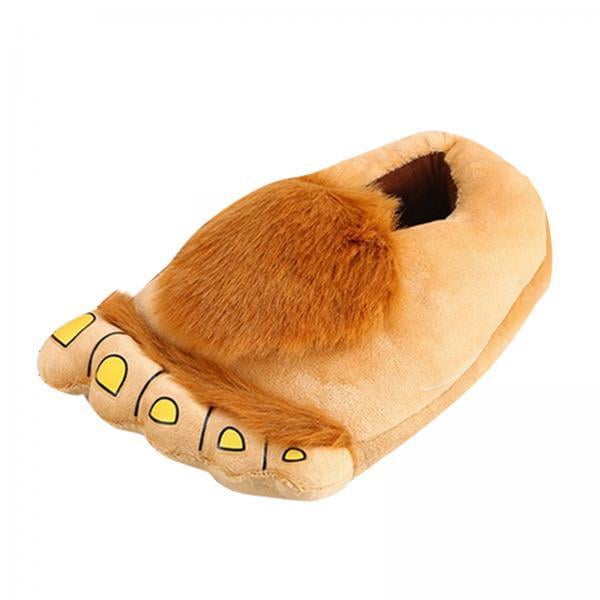 2x Zapatillas divertidas zapatillas peludas de de peluche