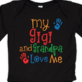 thumbnail image 4 of Inktastic My Gigi and Grandpa Love Me Boys or Girls Long Sleeve Baby Bodysuit, 4 of 5
