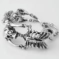 thumbnail image 4 of 8.26" Hot Mens Vintage 316L Stainless Steel Skeleton Skull Bracelet Chain Bangle, 4 of 6