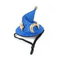thumbnail image 2 of Travelwant Halloween Wizard Hat & Scarf Set, Plush, Witch Decor, Guinea Pig, One Size, 2 of 8