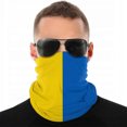 thumbnail image 2 of Bandera Ucraniana Cara Bufanda Cómoda Ucrania Emblema Nacional Máscara Bandana Reutilizable Máscara A Prueba De Viento Polaina Para El Cuello Unisex Cara Protección Para La Cabeza Muyoka Hogar, 2 of 7