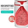 thumbnail image 6 of Prince Lionheart White Diaper Twist’R Diaper Pail - Outsmarts Odors with Patented Twist Technology, 6 of 7