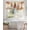 Burnt Orange, variant on Gnomes Fall Thanksgiving Kitchen Valances for Windows Retro Autumn Pumpkin Maple Leaf Valance Curtains for Kitchen /Living Room/Bedroom/ Bathroom Decor, 54"x18 " ,Rod Pocket 1 Panel,
