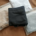 thumbnail image 2 of YDLCAFD Women High Waist Solid Color Soft Breathable Striped Lifting Belly Controlling Large Size Briefs, 2 of 3