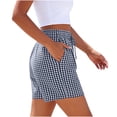 thumbnail image 2 of Summer Womens Shorts Fashion Shorts For Women Cute Trendy Elastic Waist Casual Cotton Spring Pants For Women, 2 of 4
