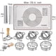 thumbnail image 3 of 13 Pieces Ravioli Maker Dumpling Maker Ravioli Mold Stainless Steel Ravioli Cutter Cake Biscuit Cookie Mold Ravioli Maker, Ravioli Cutter Kitchen Acce, 3 of 5
