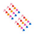thumbnail image 4 of OUNONA 200 Pcs  Clothes Clips Mini Heart Photo Clips Wooden Clothespin Postcard Clips, 4 of 8