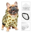 thumbnail image 3 of Gaeub Burgers And Hot Dogs Dog Hoodie Sweatshirts Warm Dog Clothes for Small Dogs,Puppy and Cat Costume-, 3 of 7