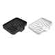 thumbnail image 1 of Jabonera de silicona con autodrenaje, organizador de caja de jabón, 2 unidades Blanco negro, 1 of 9