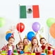 thumbnail image 4 of 50 banderas pequeñas de México para sujetar con el palo, banderas internacionales de países del mundo, banderines para decoración de fiestas., 4 of 7