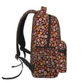 thumbnail image 2 of Japuie 70s Groovy Hippie Retro Print Laptop Backpack for Work, College, Travel, Lightweight Waterproof Daily Backpacks for Men Women,Lightweight Casual Travel Daypack, 2 of 4