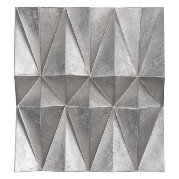 Uttermost 04052 22" X 20" Maxton Iron Dimensional Wall Art By Grace Feyock - Silver