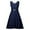 Blue, variant on Odeerbi Dresses for Women 2025 Wedding Guest Dresses Erogenous Zipper Lace Off Shoulder Sleeveless Round Neck Dress Princess Mini Dress Blue