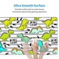 thumbnail image 4 of Cauagu Funny Dinosaurs on Stripes for Large Mouse Pad,XXL Extended Gaming Mouse Mat Long Extended Desk Mat Big Desk Pad Mat(16 x 29.5in) for Work/Game/Office/Home, 4 of 8